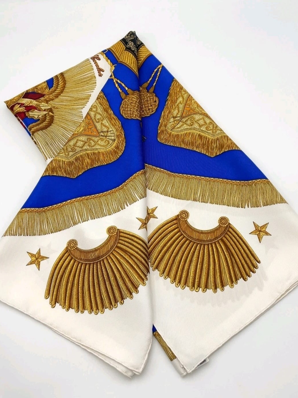Hermès Les Tambours Carré 90 Silk Scarf - Picture 9 of 15